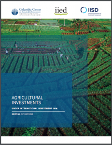 cover of Agricultural Investments