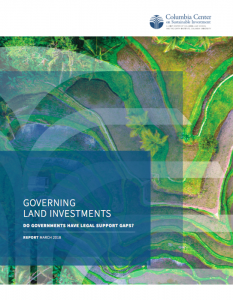 Governing Land Investments Cover