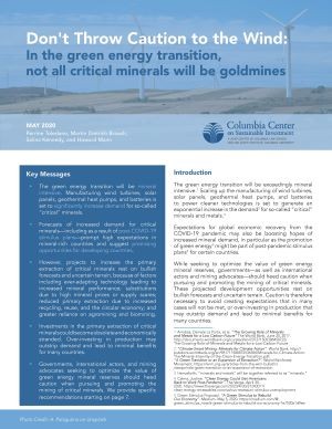 report cover page