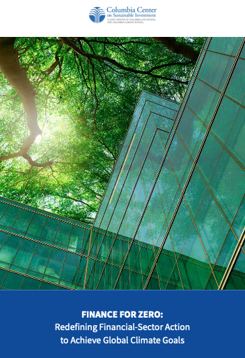 Finance for Zero Publication Cover photo