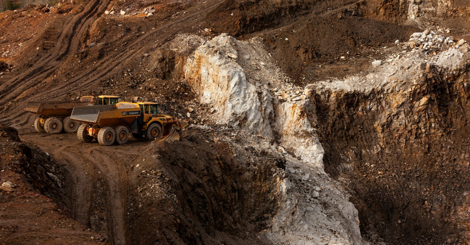 image of mining field. 