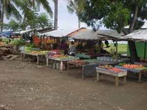 Fruit market in Timor-Leste