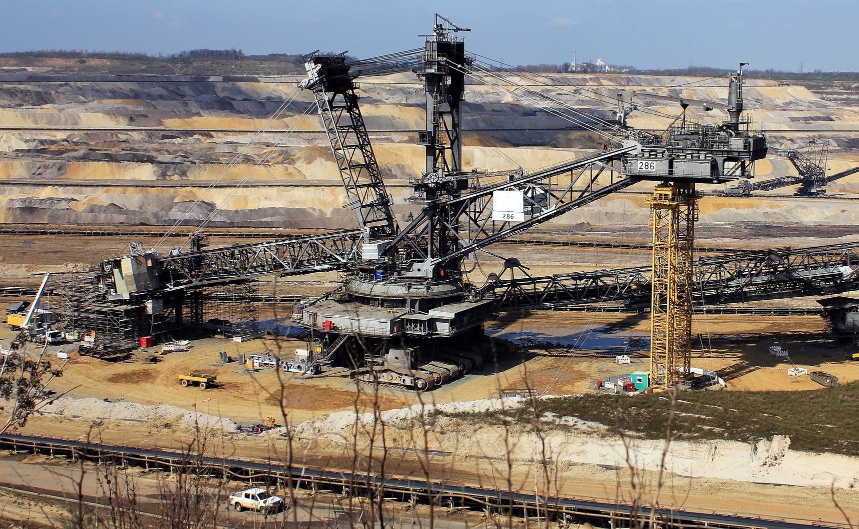 open pit mine