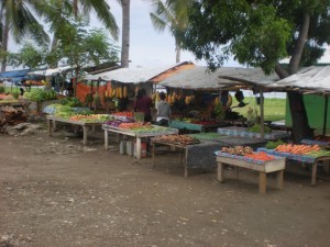 Fruit market in Timor-Leste