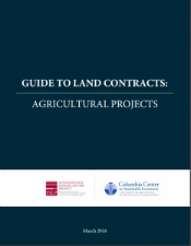 Guide to Land Contracts in Agricultural Projects Cover