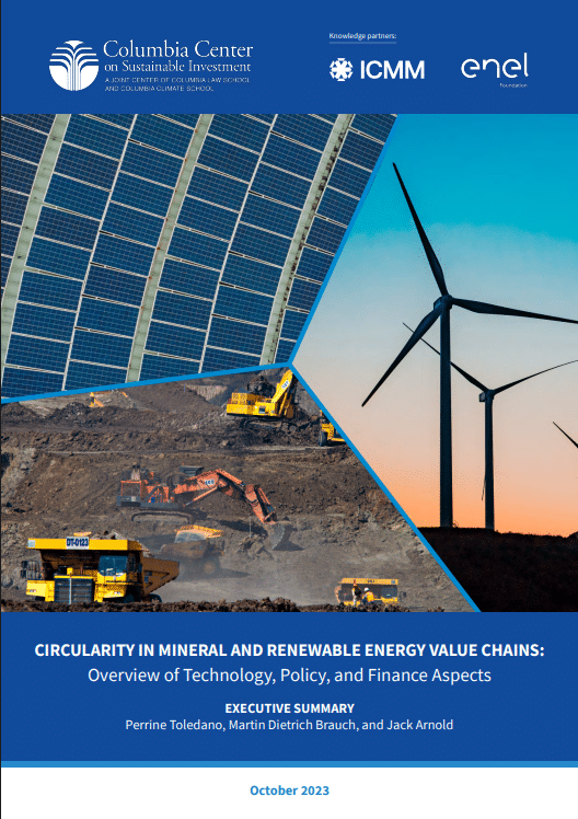 Circular Economy in Mineral and Renewable Energy Value Chains